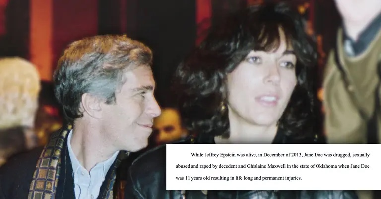  JEFFREY EPSTEIN & GHISLAINE MAXWELL ACCUSED OF RAPING GIRL, 11